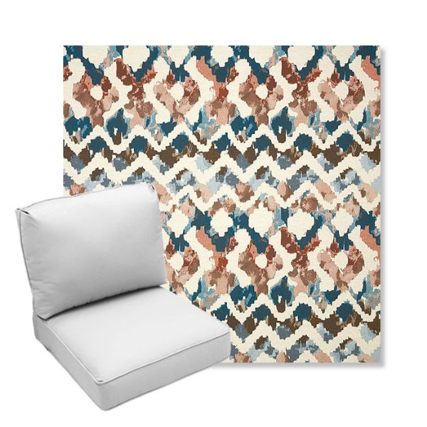 Picture of Inga Boho | Center Seam Deep Seating Outdoor Cushions - Sunbrella© Fabric