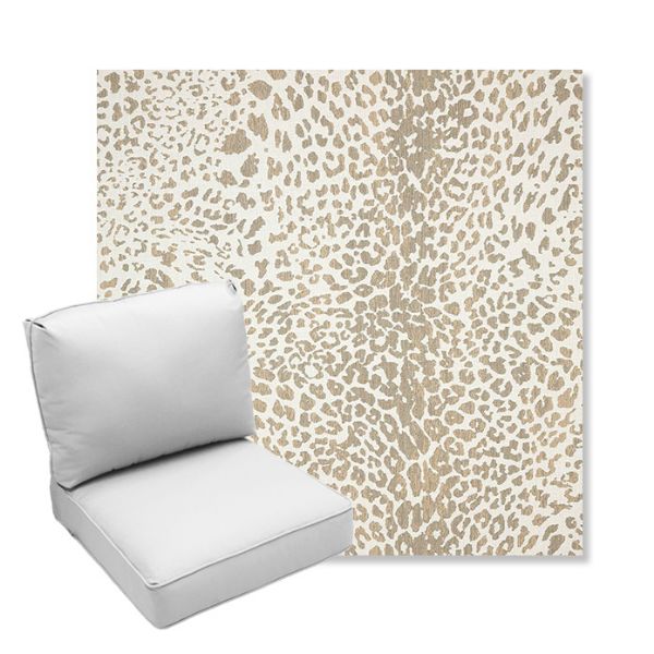 Picture of Instinct Dune | Center Seam Deep Seating Outdoor Cushions - Sunbrella© Fabric