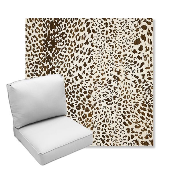 Picture of Instinct Espresso | Center Seam Deep Seating Outdoor Cushions - Sunbrella© Fabric