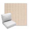 Picture of Kaia Wheat | Center Seam Deep Seating Outdoor Cushions - Sunbrella© Fabric