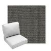 Picture of Kudos Carbon | Center Seam Deep Seating Outdoor Cushions - Sunbrella© Fabric
