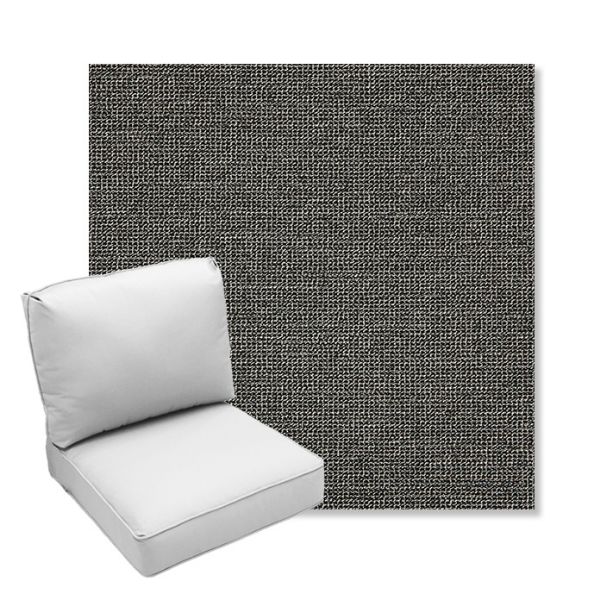 Picture of Kudos Carbon | Center Seam Deep Seating Outdoor Cushions - Sunbrella© Fabric