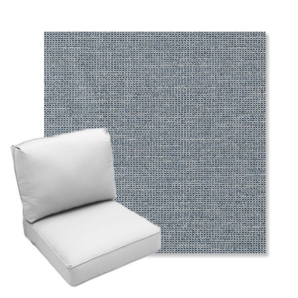 Picture of Kudos Denim Wash | Center Seam Deep Seating Outdoor Cushions - Sunbrella© Fabric