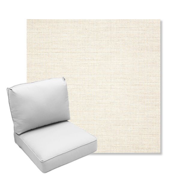 Picture of Kudos Vellum | Center Seam Deep Seating Outdoor Cushions - Sunbrella© Fabric
