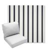Picture of Lido Indigo | Center Seam Deep Seating Outdoor Cushions - Sunbrella© Fabric