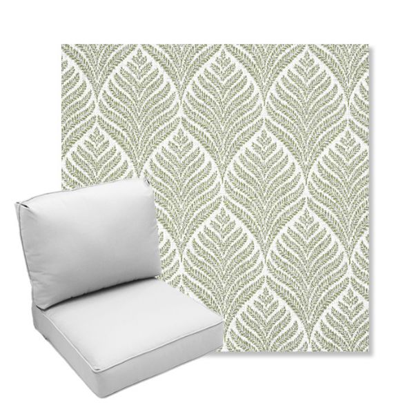 Picture of Linnaeus Spring | Center Seam Deep Seating Outdoor Cushions - Sunbrella© Fabric