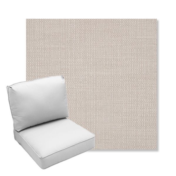 Picture of Linville Parchment | Center Seam Deep Seating Outdoor Cushions - Sunbrella© Fabric