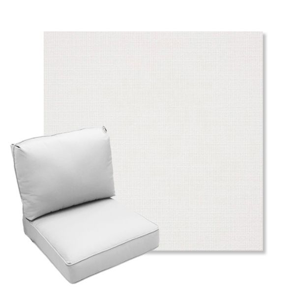Picture of Linville Snow | Center Seam Deep Seating Outdoor Cushions - Sunbrella© Fabric