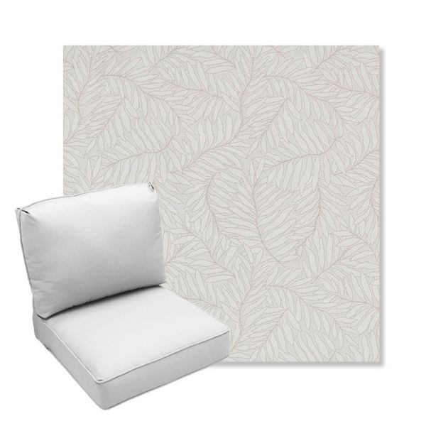 Picture of Lively Parchment | Center Seam Deep Seating Outdoor Cushions - Sunbrella© Fabric