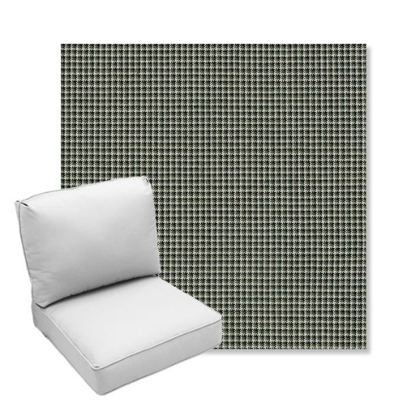 Picture of Lore Moss | Center Seam Deep Seating Outdoor Cushions - Sunbrella© Fabric