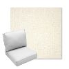 Picture of Margo Snow | Center Seam Deep Seating Outdoor Cushions - Sunbrella© Fabric