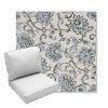Picture of Martha Floral Periwinkle | Center Seam Deep Seating Outdoor Cushions - Sunbrella© Fabric