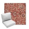 Picture of Martha Floral Rose Vine | Center Seam Deep Seating Outdoor Cushions - Sunbrella© Fabric