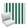Picture of Mason Forest Green | Center Seam Deep Seating Outdoor Cushions - Sunbrella© Fabric