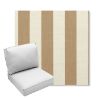 Picture of Maxim Heather Beige | Center Seam Deep Seating Outdoor Cushions - Sunbrella© Fabric
