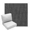 Picture of Metamorphic Slate | Center Seam Deep Seating Outdoor Cushions - Sunbrella© Fabric