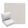 Picture of Metamorphic Snow | Center Seam Deep Seating Outdoor Cushions - Sunbrella© Fabric