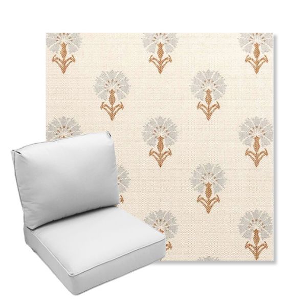 Picture of Mira Chai | Center Seam Deep Seating Outdoor Cushions - Sunbrella© Fabric