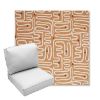Picture of Nema Peachwood | Center Seam Deep Seating Outdoor Cushions - Sunbrella© Fabric
