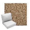 Picture of Nema Teak | Center Seam Deep Seating Outdoor Cushions - Sunbrella© Fabric