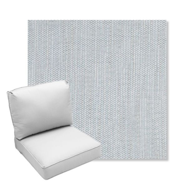 Picture of Nova Chambray | Center Seam Deep Seating Outdoor Cushions - Sunbrella© Fabric