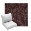 Picture of Palma Sangria | Center Seam Deep Seating Outdoor Cushions - Sunbrella© Fabric