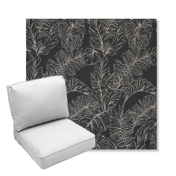 Picture of Palma Shadow | Center Seam Deep Seating Outdoor Cushions - Sunbrella© Fabric