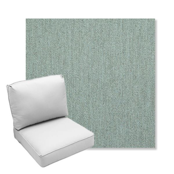 Picture of Pashmina Mist | Center Seam Deep Seating Outdoor Cushions - Sunbrella© Fabric