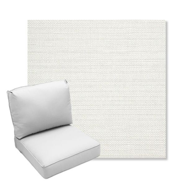 Picture of Piazza Cloud | Center Seam Deep Seating Outdoor Cushions - Sunbrella© Fabric