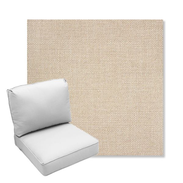 Picture of Piazza Dune | Center Seam Deep Seating Outdoor Cushions - Sunbrella© Fabric