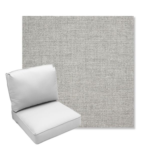 Picture of Piazza Pebble | Center Seam Deep Seating Outdoor Cushions - Sunbrella© Fabric