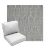 Picture of Pique Ash | Center Seam Deep Seating Outdoor Cushions - Sunbrella© Fabric
