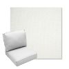Picture of Pique Salt | Center Seam Deep Seating Outdoor Cushions - Sunbrella© Fabric