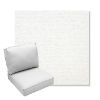 Picture of Platform Salt | Center Seam Deep Seating Outdoor Cushions - Sunbrella© Fabric