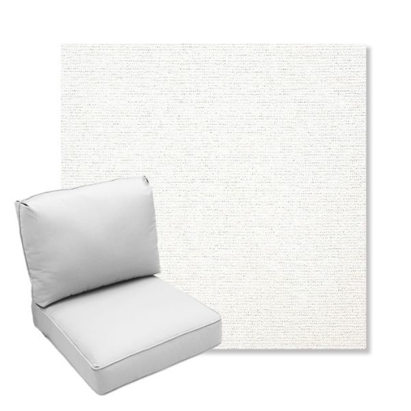 Picture of Platform Salt | Center Seam Deep Seating Outdoor Cushions - Sunbrella© Fabric