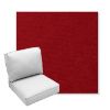 Picture of Play Scarlet | Center Seam Deep Seating Outdoor Cushions - Sunbrella© Fabric