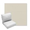 Picture of Play Snow | Center Seam Deep Seating Outdoor Cushions - Sunbrella© Fabric