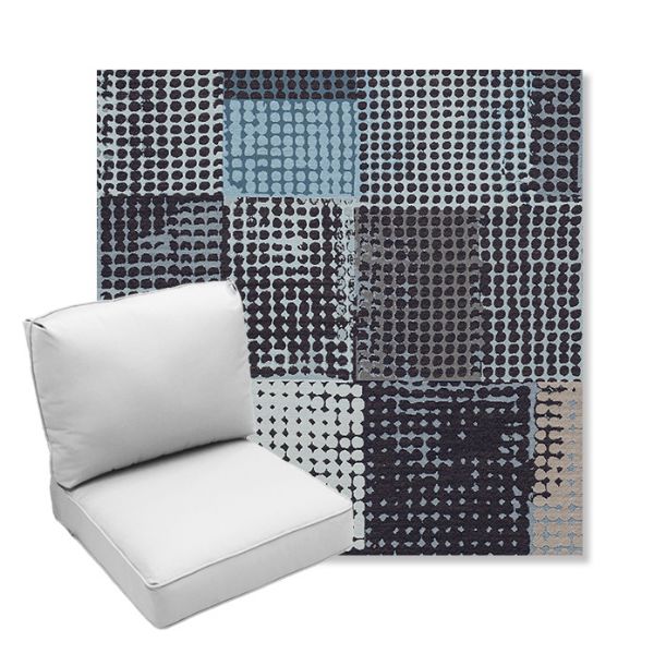 Picture of Pop Patch | Center Seam Deep Seating Outdoor Cushions - Sunbrella© Fabric