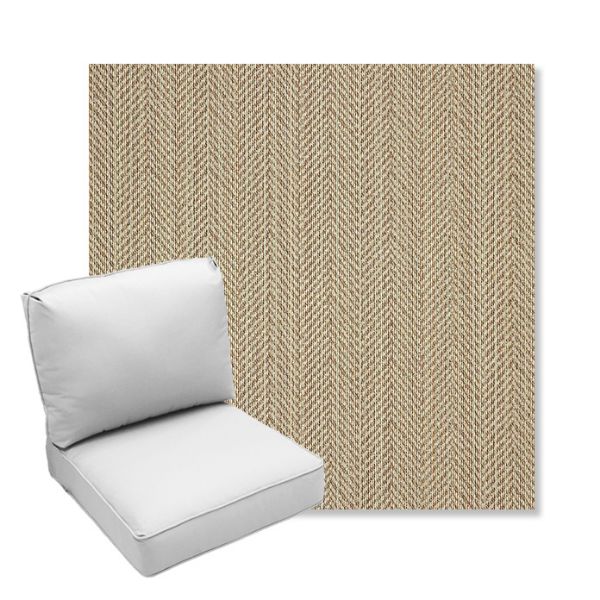 Picture of Posh Lichen | Center Seam Deep Seating Outdoor Cushions - Sunbrella© Fabric