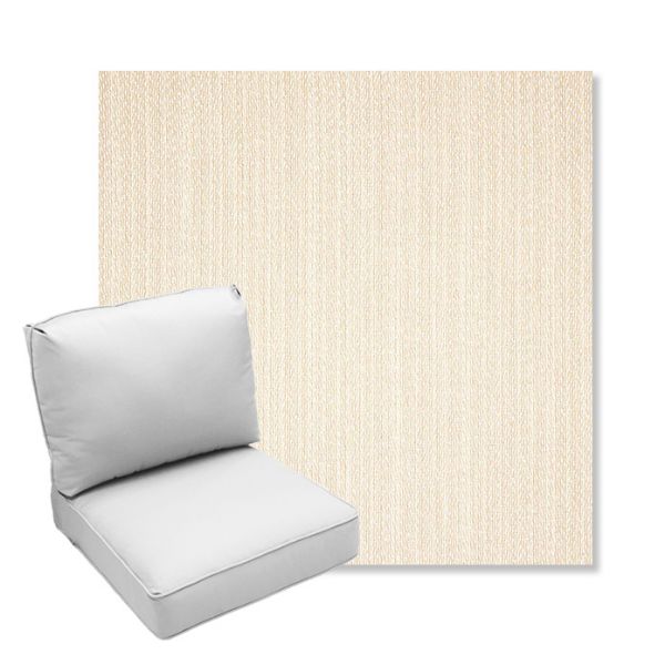 Picture of Posh Linen | Center Seam Deep Seating Outdoor Cushions - Sunbrella© Fabric