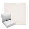 Picture of Posh Snow | Center Seam Deep Seating Outdoor Cushions - Sunbrella© Fabric