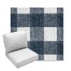 Picture of Preso Indigo | Center Seam Deep Seating Outdoor Cushions - Sunbrella© Fabric