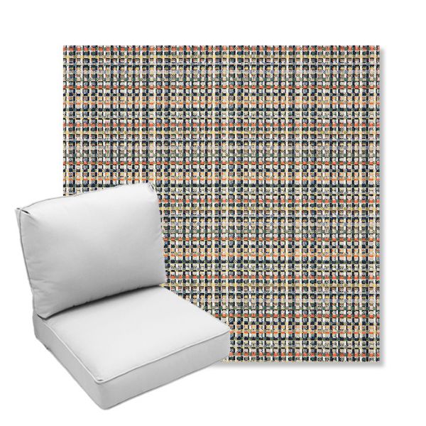 Picture of Principle Tropics | Center Seam Deep Seating Outdoor Cushions - Sunbrella© Fabric