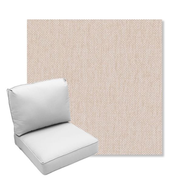 Picture of Proof Putty | Center Seam Deep Seating Outdoor Cushions - Sunbrella© Fabric