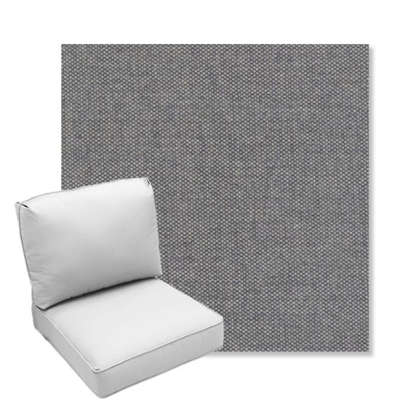 Picture of Proof Slate | Center Seam Deep Seating Outdoor Cushions - Sunbrella© Fabric