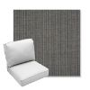 Picture of Proven Charcoal | Center Seam Deep Seating Outdoor Cushions - Sunbrella© Fabric