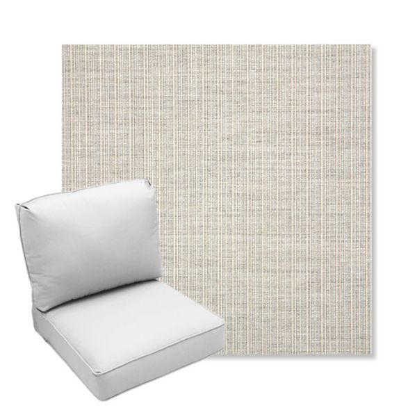 Picture of Proven Dove | Center Seam Deep Seating Outdoor Cushions - Sunbrella© Fabric