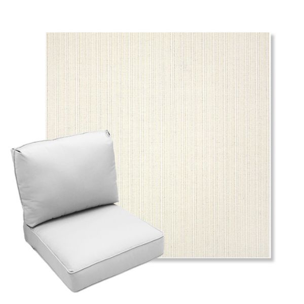 Picture of Proven Ivory | Center Seam Deep Seating Outdoor Cushions - Sunbrella© Fabric