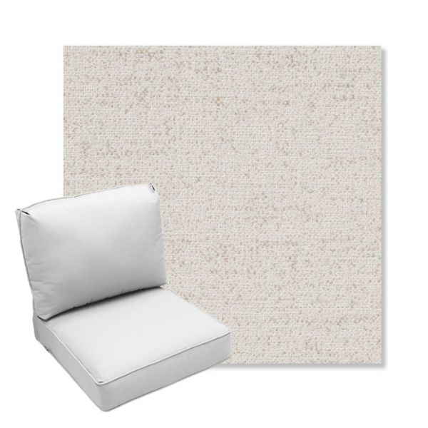 Picture of Rafi Pearl | Center Seam Deep Seating Outdoor Cushions - Sunbrella© Fabric
