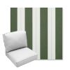 Picture of Relate Ivy | Center Seam Deep Seating Outdoor Cushions - Sunbrella© Fabric